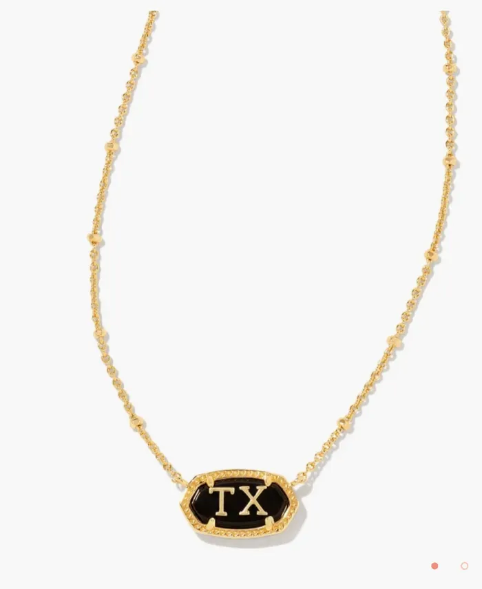 Necklaces Kendra Scott Kendra ScottElisa Gold Texas Necklace in Black Agate 9608854925 Necklaces Kendra Scott Kendra ScottElisa Gold Texas Necklace in Black Agate 9608854925
