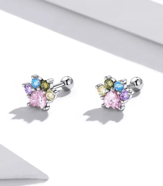Rainbow Paw Sorasol Earrings