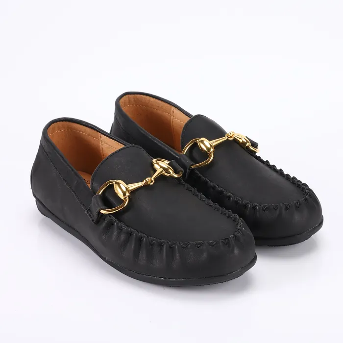 Zeebra Kids Platinum Collection Leather Buckle Moccasins Black Zeebra Kids Necklaces Zeebra Kids Platinum Collection Leather Buckle Moccasins Black Zeebra Kids Necklaces