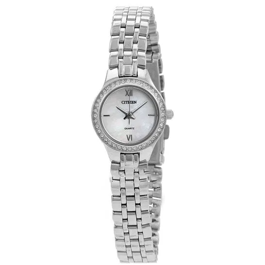 JMS always Watches Original Citizen Quartz Crystal Mother of Pearl Dial Ladies Watch EJ614057D JMS always Watches Original Citizen Quartz Crystal Mother of Pearl Dial Ladies Watch EJ614057D