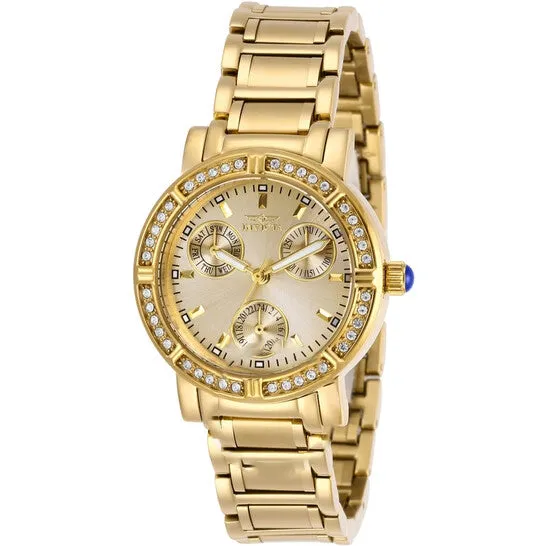 JMS always Watches Original Invicta Angel Crystal Gold Dial Ladies Watch 29115 JMS always Watches Original Invicta Angel Crystal Gold Dial Ladies Watch 29115