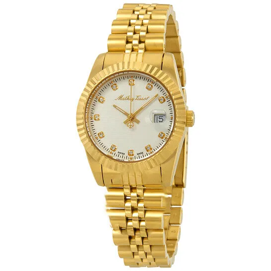 JMS always Watches Original MatheyTissot Mathey III Quartz Crystal White Dial Ladies Watch D810PI JMS always Watches Original MatheyTissot Mathey III Quartz Crystal White Dial Ladies Watch D810PI