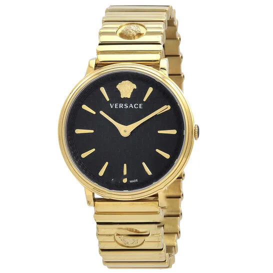 JMS always Watches Original Versace VCircle Quartz Black Dial Ladies Watch VE8101519 JMS always Watches Original Versace VCircle Quartz Black Dial Ladies Watch VE8101519